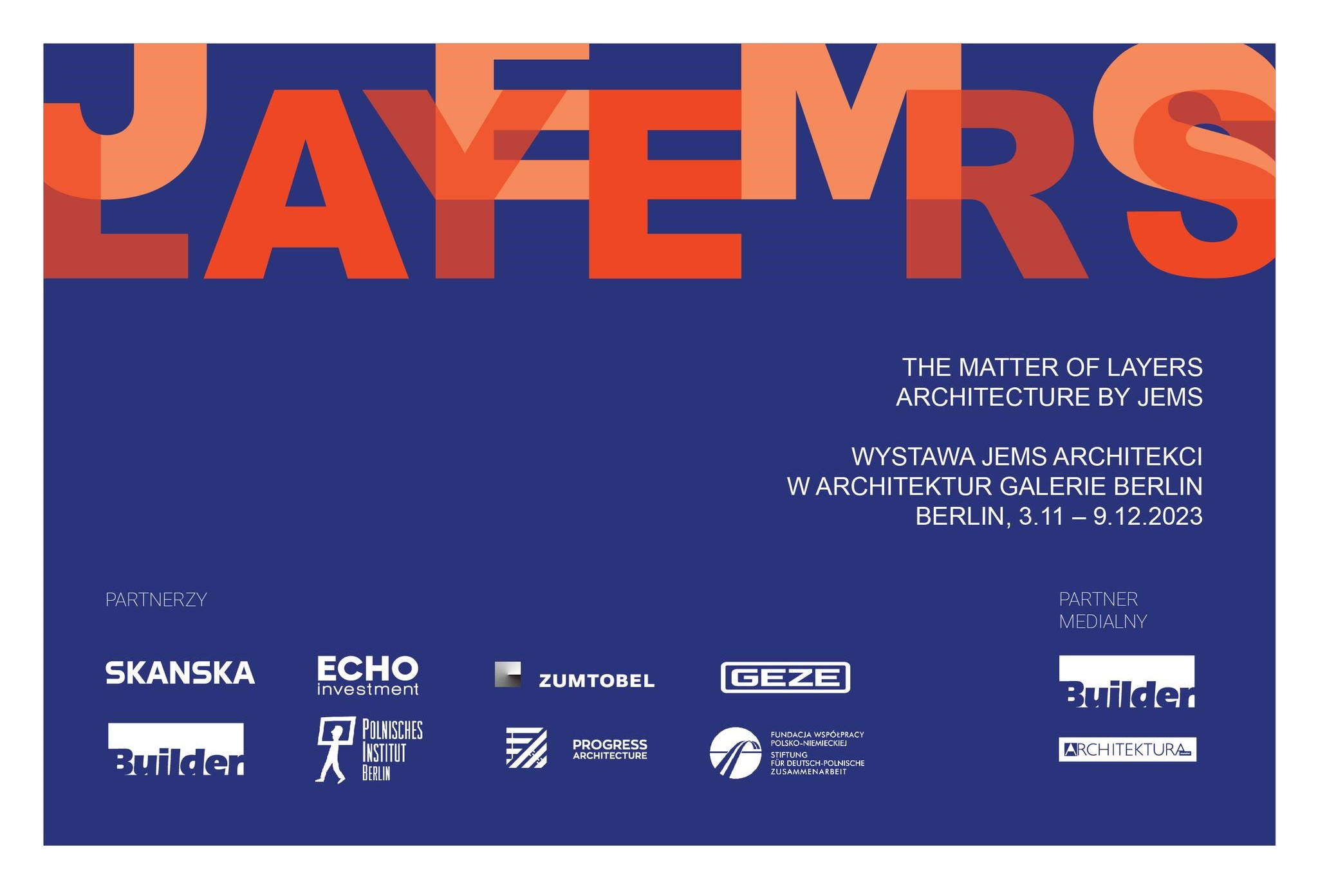 The Matter of Layers: The upcoming exhibition by JEMS at the Architektur Galerie Berlin