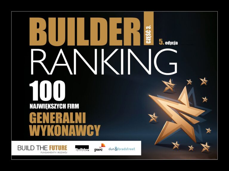 BUILDER RANKING EDYCJA V – GENERALNI WYKONAWCY