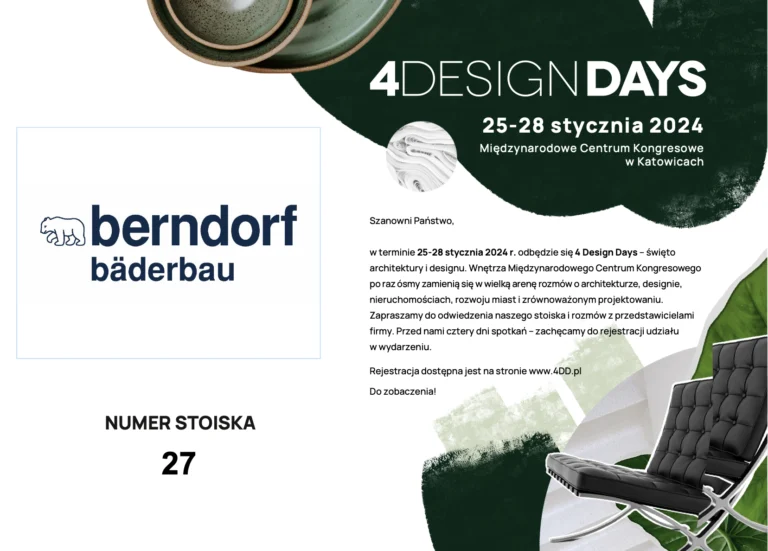 Wszystko o basenach kąpielowych na 4 Design Days