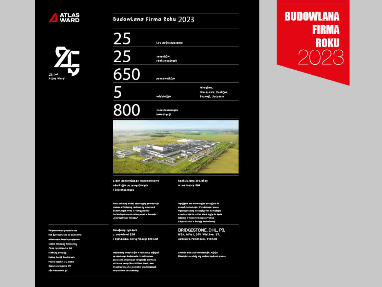 ATLAS WARD POLSKA SP. Z O.O. – BUDOWLANA FIRMA ROKU 2023