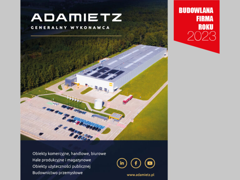 ADAMIETZ SP. Z O.O. – BUDOWLANA FIRMA ROKU 2023
