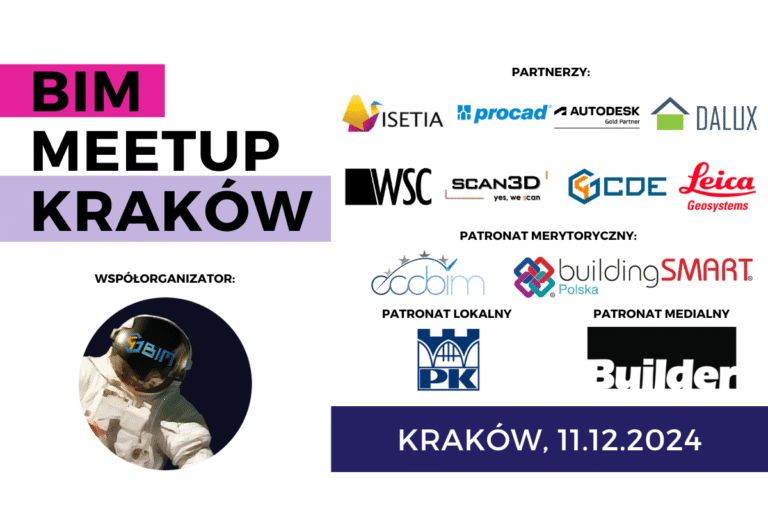 Już niebawem BIM Meetup Kraków
