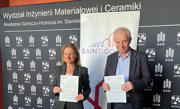 Saint-Gobain nawiązuje współpracę z Wydziałem Inżynierii Materiałowej i Ceramiki Akademii Górniczo-Hutniczej