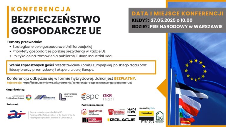 KONFERENCJA Bezpieczeństwo gospodarcze UE