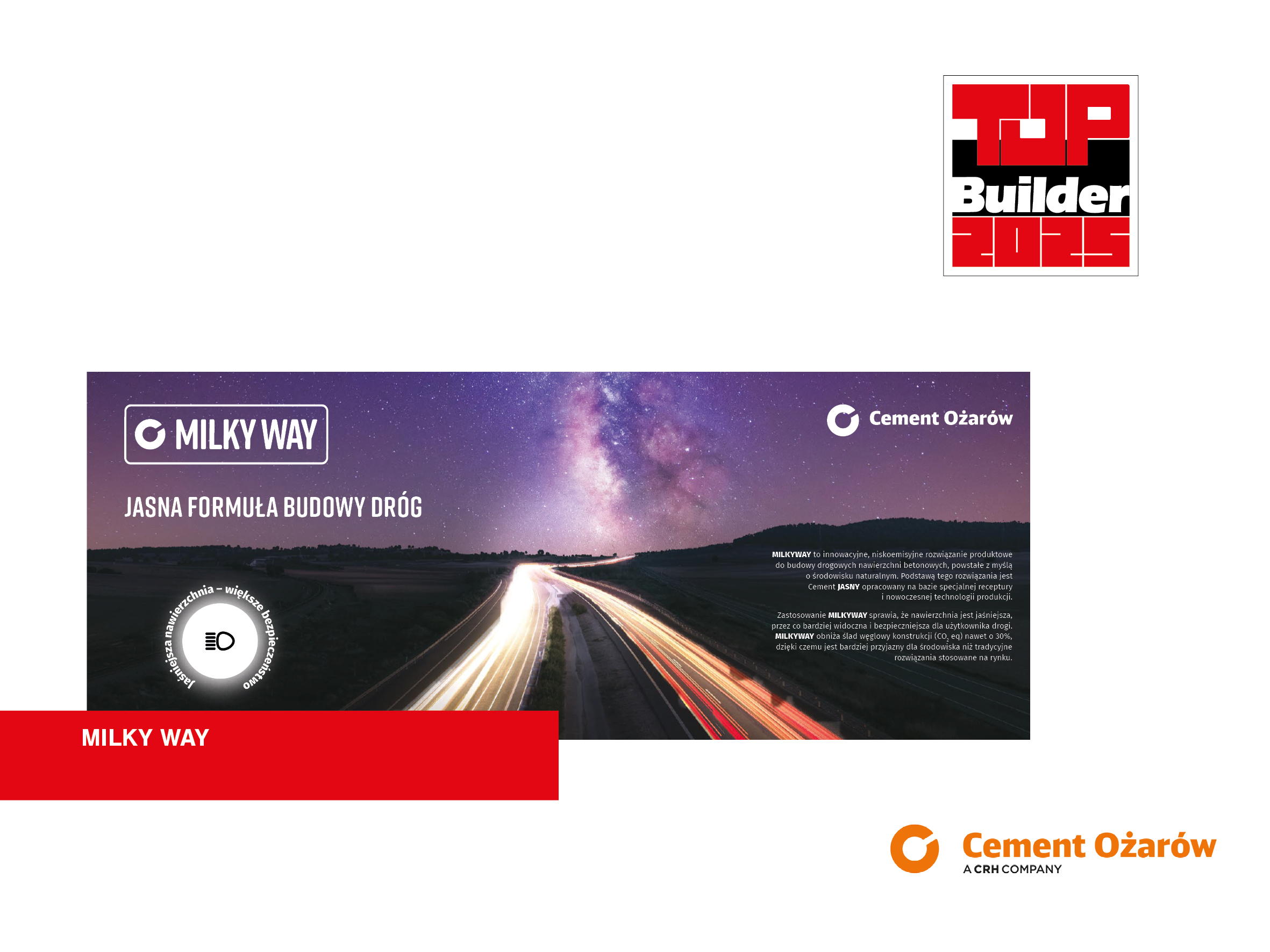 MILKYWAY – INNOWACYJNA TECHNOLOGIA NAWIERZCHNI AUTOSTRADOWYCH O OBNIŻONYM ŚLADZIE WĘGLOWYM