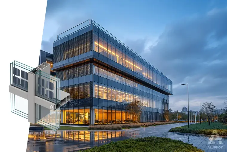 Nowa fasada od Aluprof – MB-SR50N PV zintegrowana z fotowoltaiką